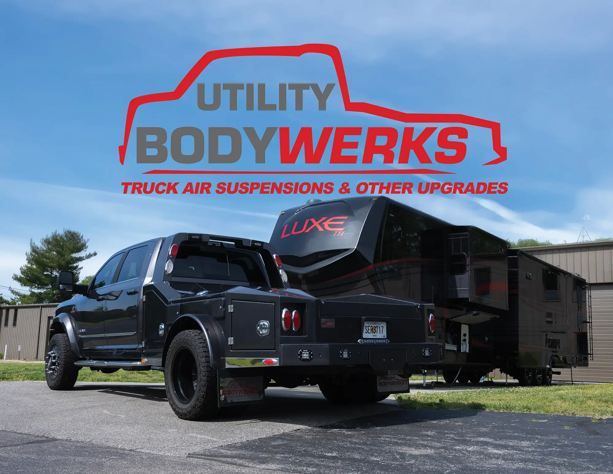 Utility Bodywerks Utility Bodywerks is a partner company to Luxe Fifth Wheel and is located on the same campus at The RV Factory in Elkhart Indiana.